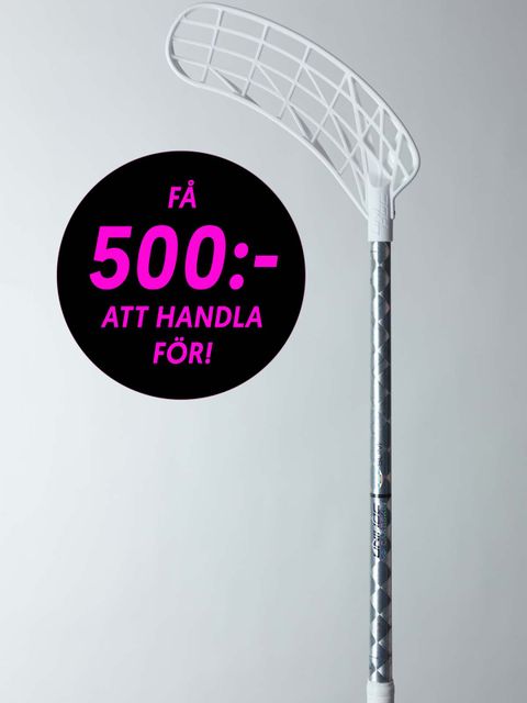 Unihoc Innebandyklubba UNILITE Carbskin 26 - Silver EDT - Slim (25/26)